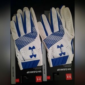 Under Armour UA Clean Up Heatgear Baseball Batting Gloves size XXL